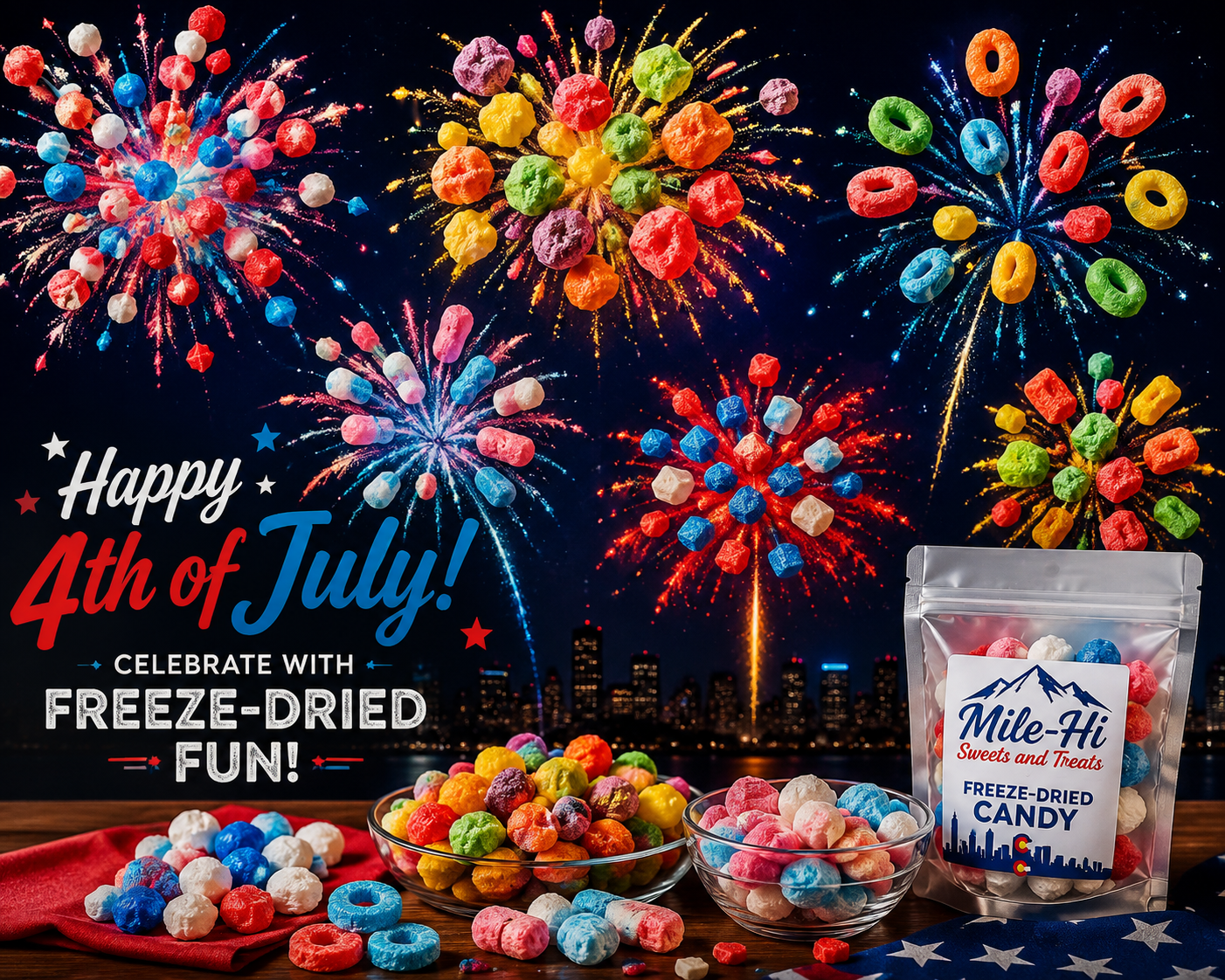 Celebrate the 4th of July with Mile-Hi Sweets and Treats
