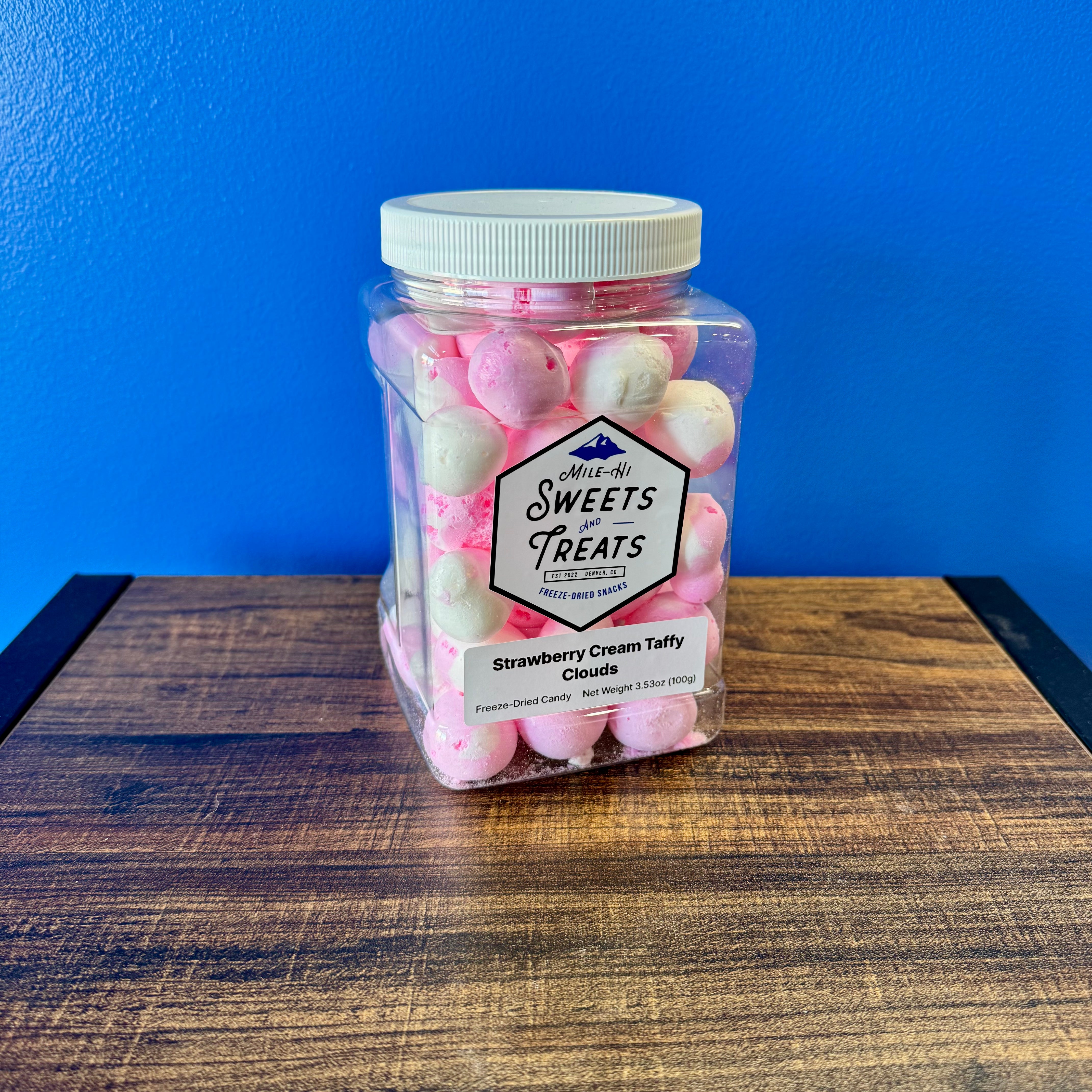 Strawberry Cream Taffy Clouds