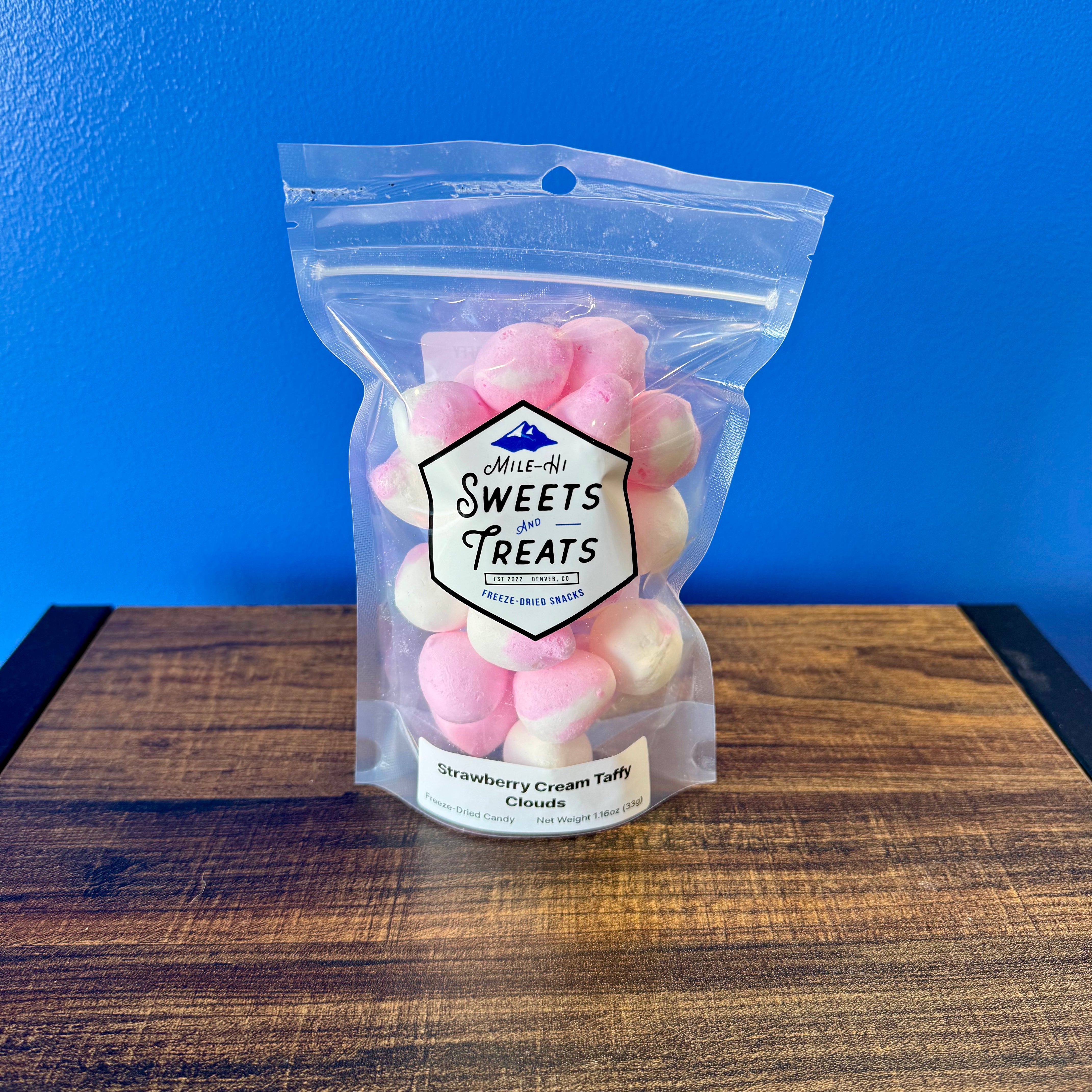 Strawberry Cream Taffy Clouds